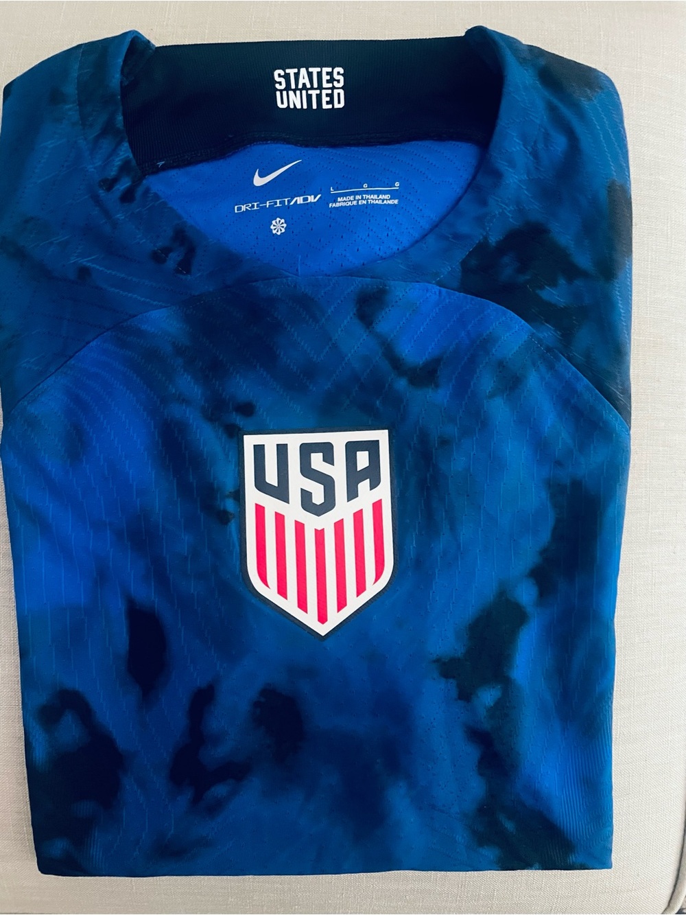 Nike USA Men's Blue Soccer Jersey